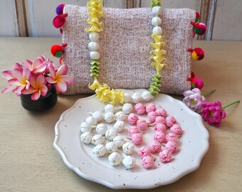 50 Pikake Clay Flowers, Lei/jewelry Making, Hair Accessories  display picture 3