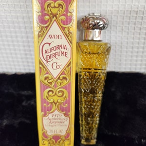 Avon California Perfume 1979 Anniversary Cologne Flacon Bottle