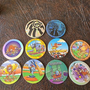 Vintage Pogs and Slammers
