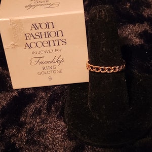 Avon Fashion Accents 1979 Friendship Ring Size 9