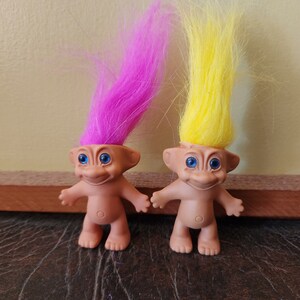 Set of 2 Vintage Trolls
