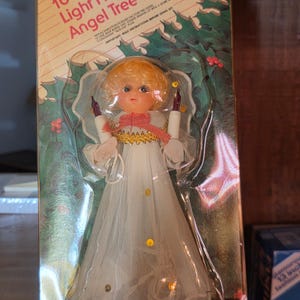 Vintage Christmas Angel Tree Topper