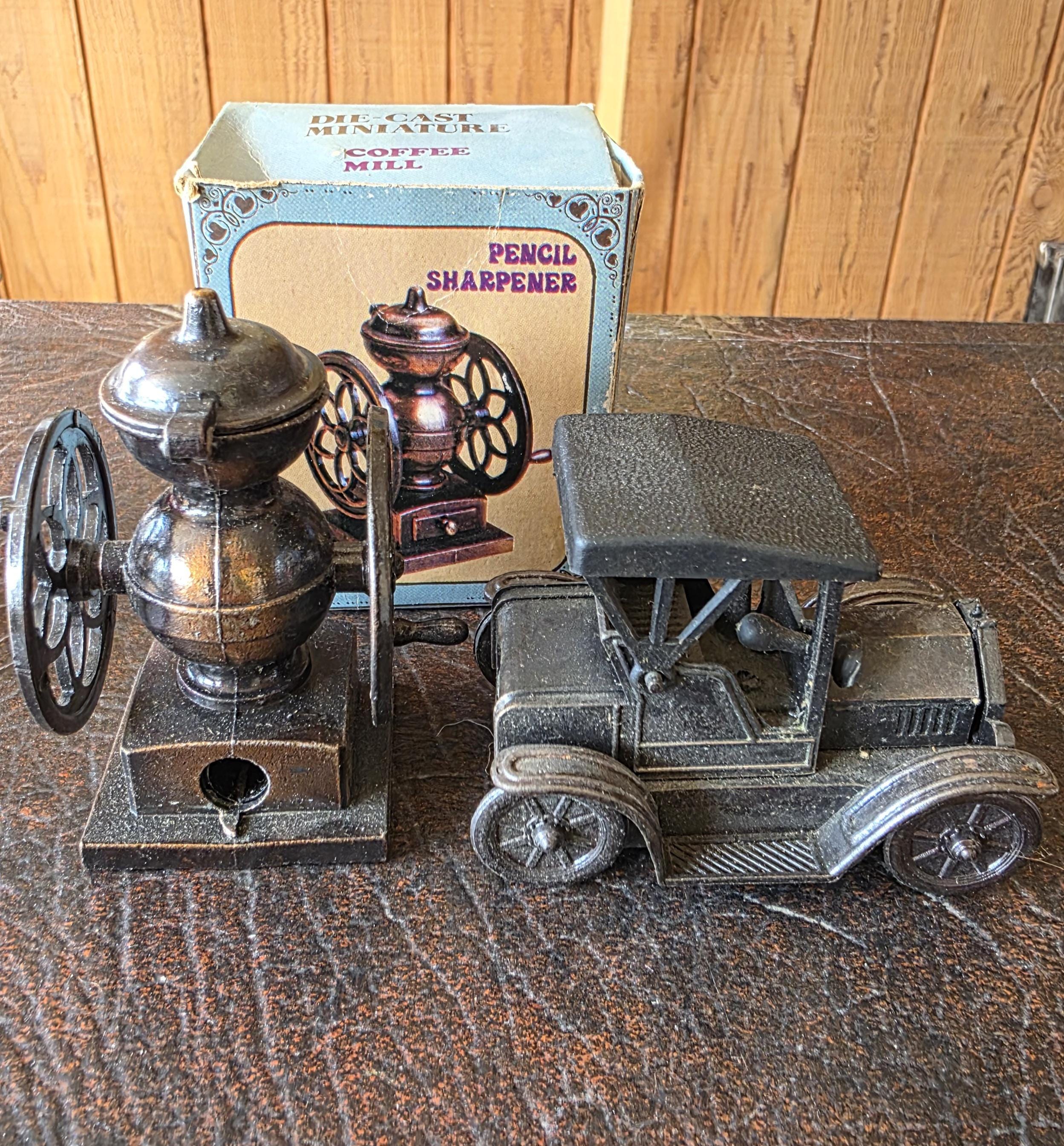 ヴィンテージメタルダイキャスト鉛筆削り2個セット - Etsy 日本