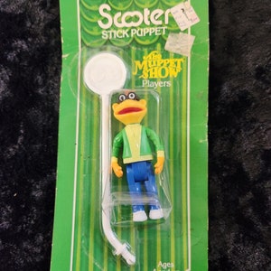 Vintage 1979 Fisher Price Muppet Show Players Stick Puppets Scooter
