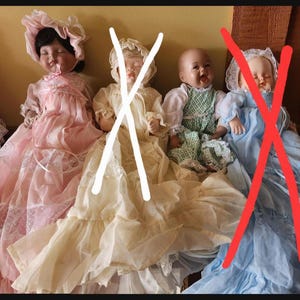 1950年代頃 ヴィンテージ アルカトラズ ソルト＆ペッパー ドール人形 Vintage porcelain dolls from the 1960's 1970's 1980's