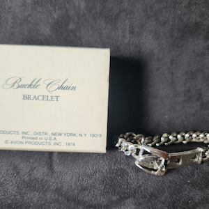 Avon 1974 Buckle Chain Bracelet