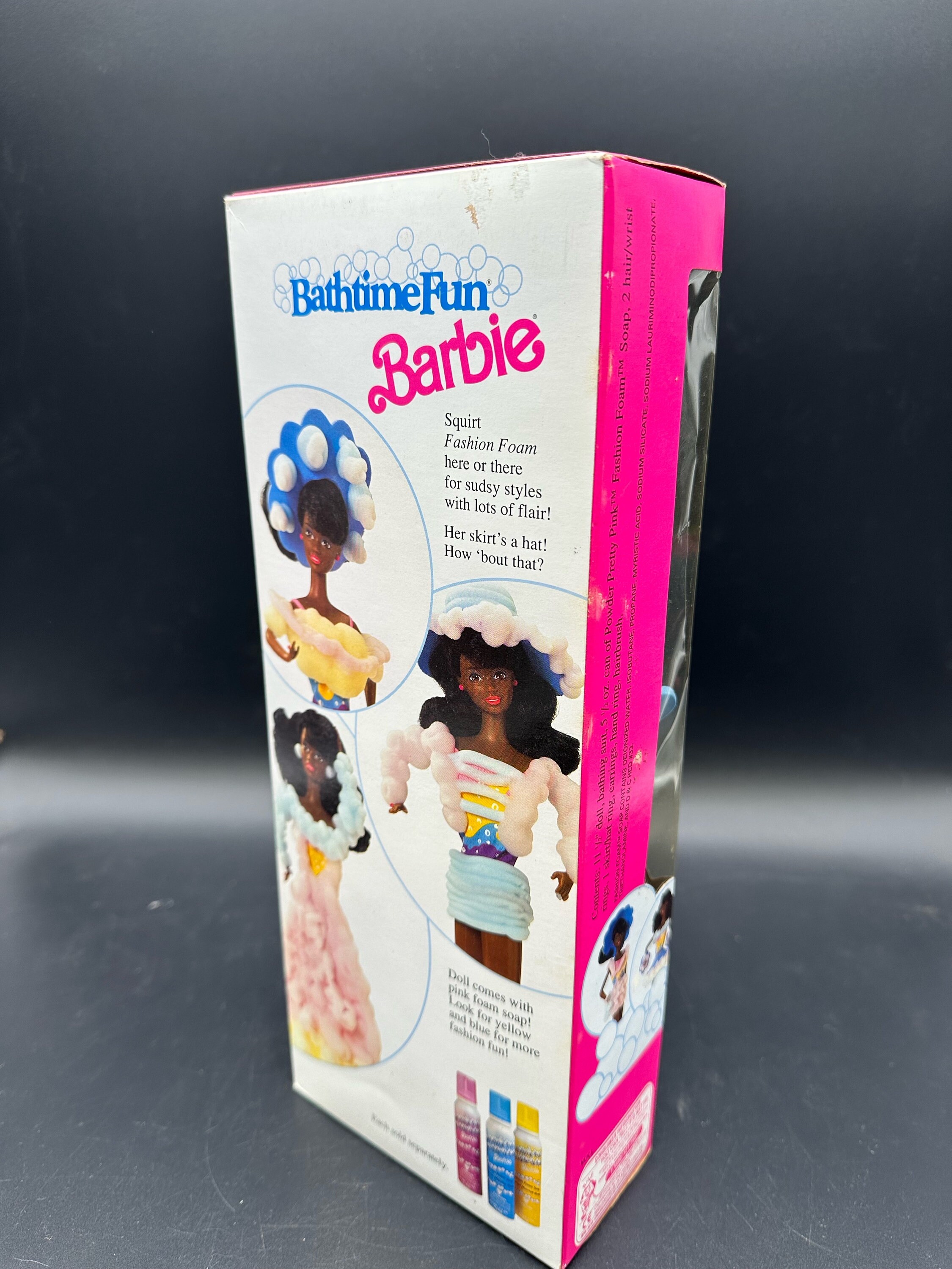 1990 Bathtime Fun Barbie With Pink Fashion Foam Soap - Etsy
