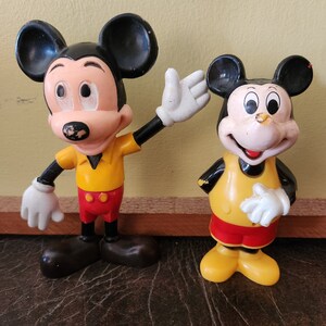Set of Vintage 1960s Mickey Mouse Figures