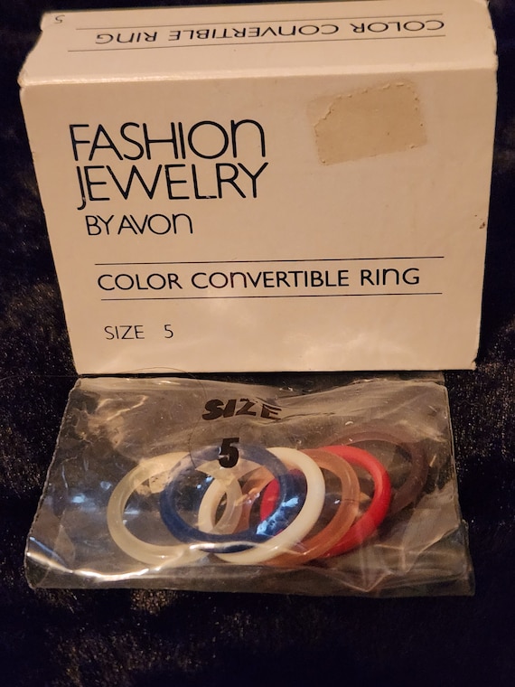 Avon 1970s Color Convertible Ring Size 5