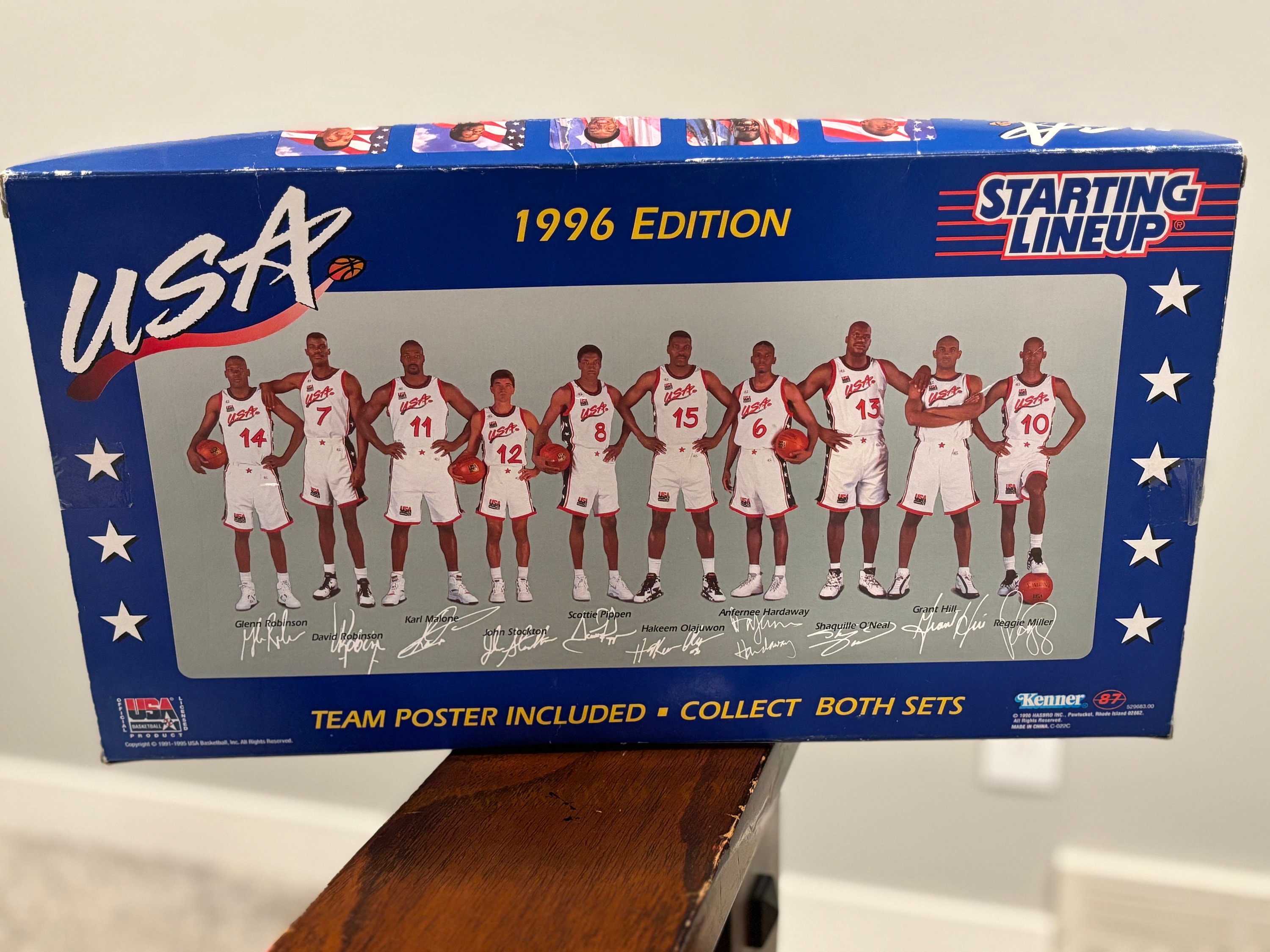 USA バスケットボールフィギュアセット 1996年版 1996 Starting Lineup - USA Olympic Dream Team - Etsy