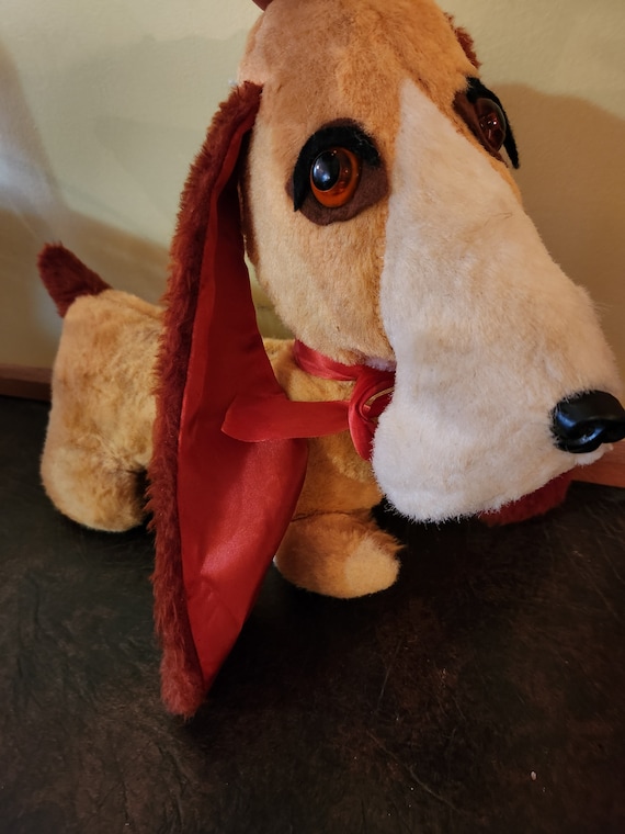 1960's Brown Big Stuffed Animal Dogs Vintage 1960s Carnival