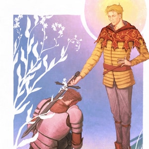 Another Hans Capon (Jan Ptáček) And Henry of Skalitz Poster Kingdom Come: Deliverance II Fan Art Wall Print