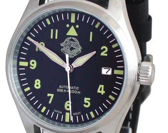 Nuevo reloj mecánico militar S.O.F. Time con movimiento automático japonés NH35A