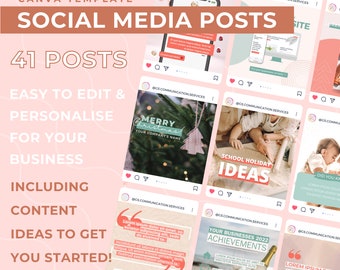 Modèle de publication sur les réseaux sociaux | Contenu social | Modèle de contenu | Publications sociales | Modèles sociaux | Graphiques sociaux | Graphiques IG | Instagram