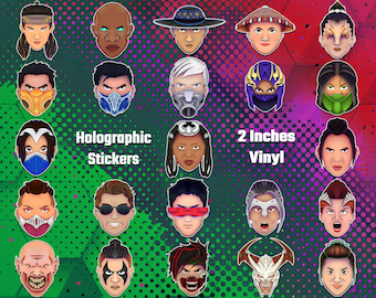 MK1 Holographic Stickers