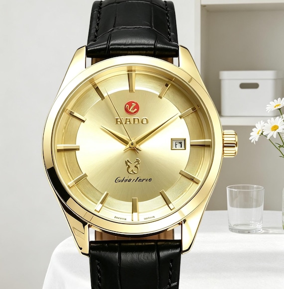 Refurbished Automatic Mechanical Gold Watch for Men—A Gift for Men