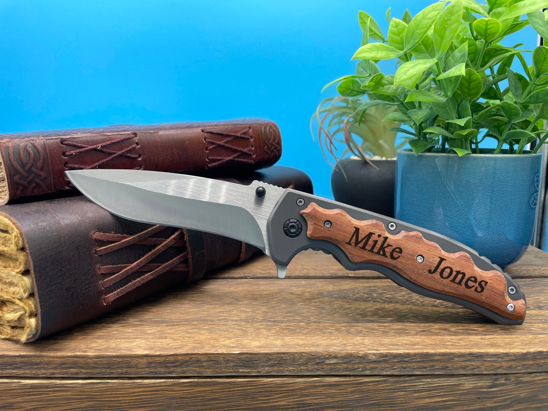 Personalized Knife, Engraved Folding Knives, Wedding Favors