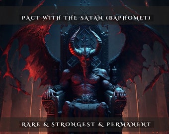 Pact with Satan (Baphomet), Embrace the Infinite Power of the Universe, Eternal Wealth, Successful Life Spell, Deep Contract with the Devil