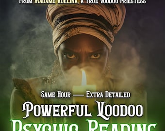 Same Hour Psychic Reading: Ohne Hilfsmittel Intuitives Lesen, Energie & Lebensführung, Voodoo Priesterin