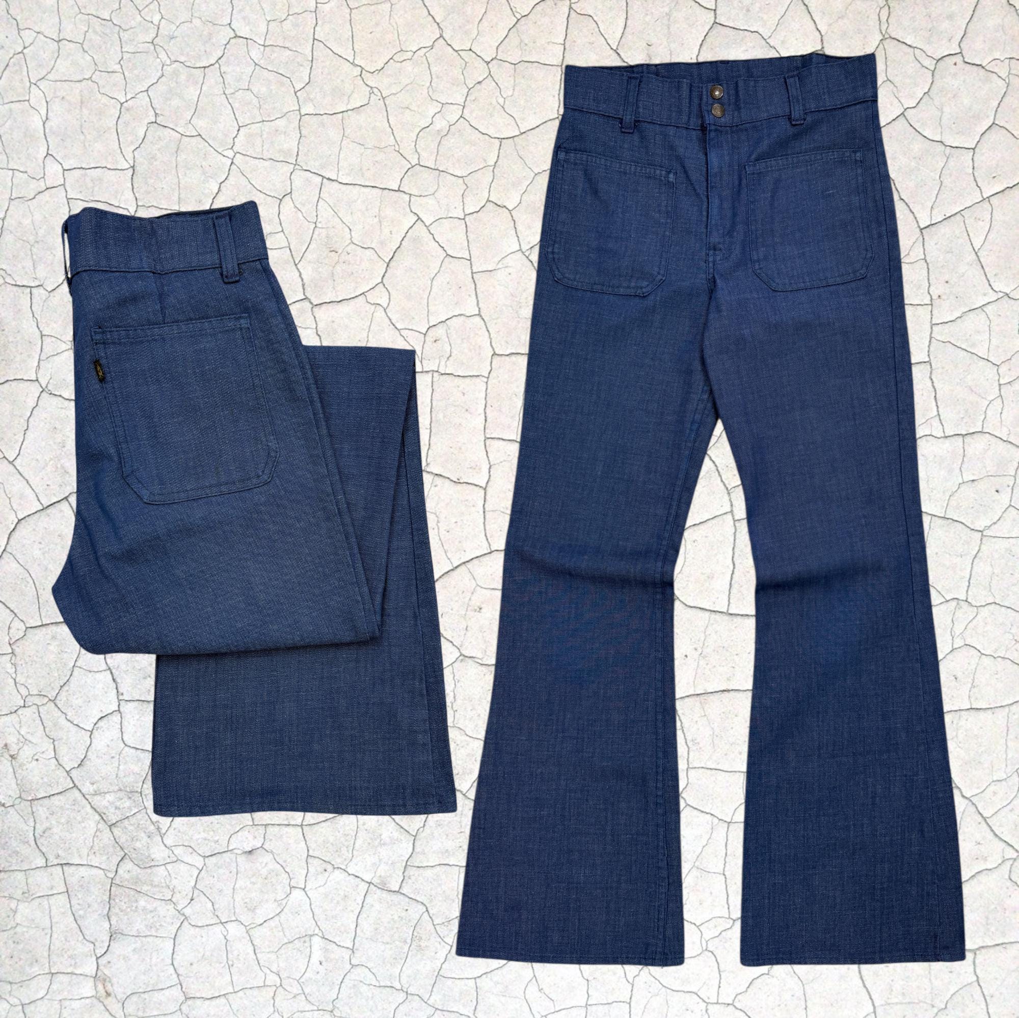 70s Levi's 501 Jeans, Dark Blue Wash, Boot Cut (W30 L32) - Etsy
