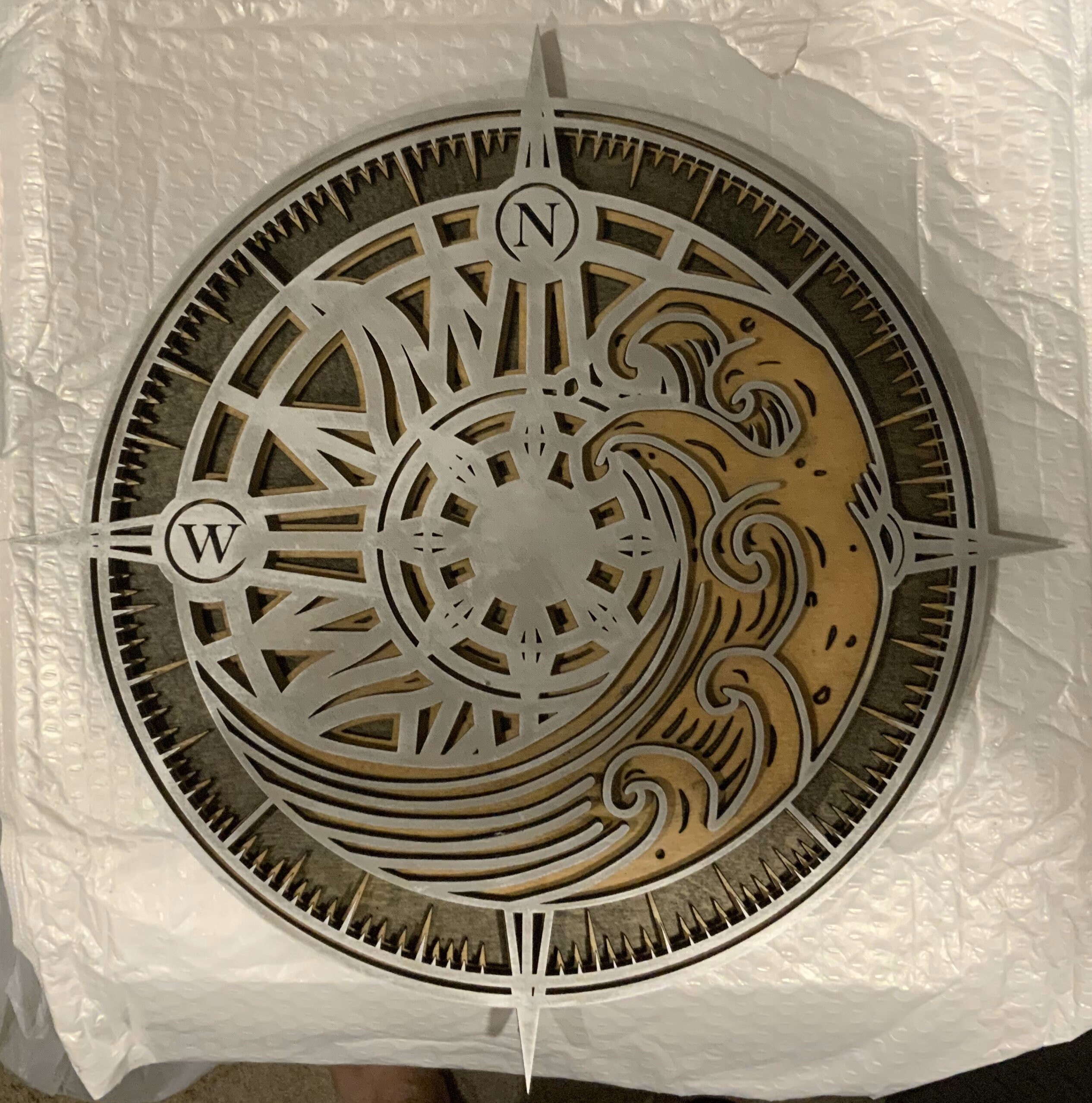 Nautical Compass Art Etsy