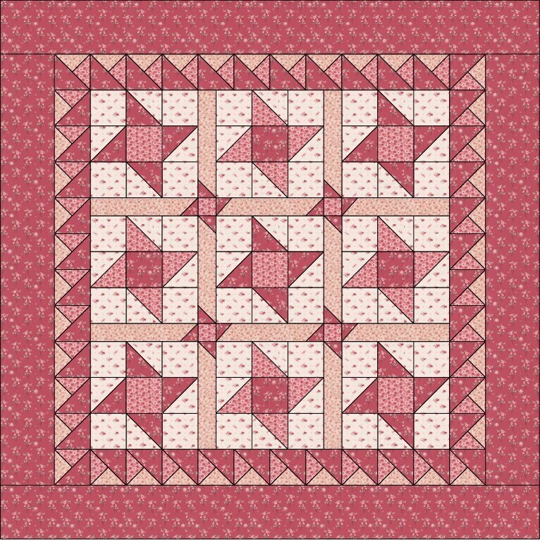 Friendship Star Mini Quilt Pattern - Etsy