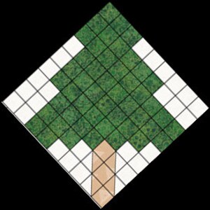 On-point Pine Tree Quilt Block Pattern - Etsy