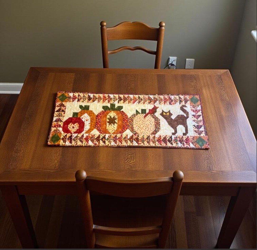 Pumpkin Patch Mix and Match Table Runner 21" X 57" (PDF PATTERN) - Etsy