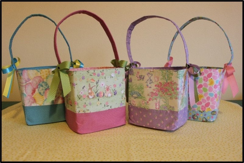 Easter Basket Sewing Pattern - Etsy