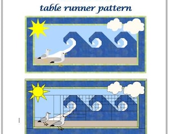 Ocean Shores table runner pattern