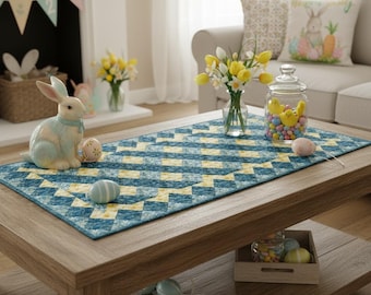 Osterfarben Gitter Tischläufer Schnittmuster, PDF DOWNLOAD ANLEITUNG