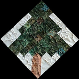 On-point Pine Tree Quilt Block Pattern - Etsy