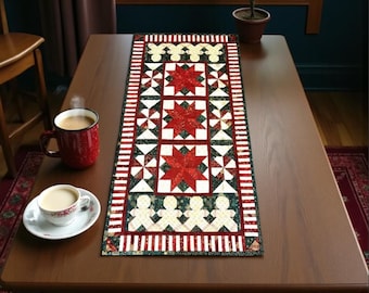 Christmastime table runner pattern