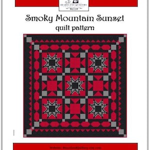 Smoky Mountain Sunset quilt pattern