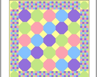 Bubbles and Blocks quilt pattern