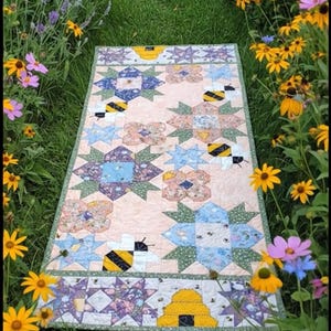 Wzór na bieżnik pikowany Bee Happy