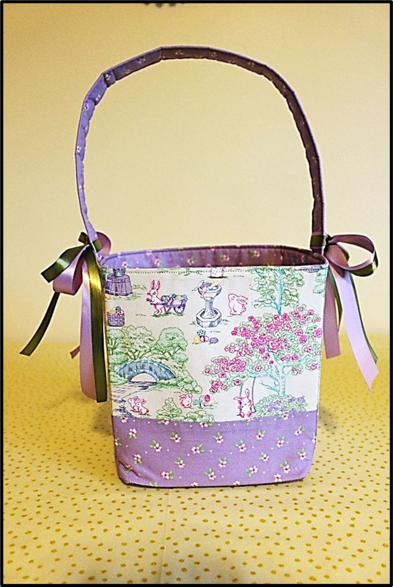 Easter Basket Sewing Pattern - Etsy