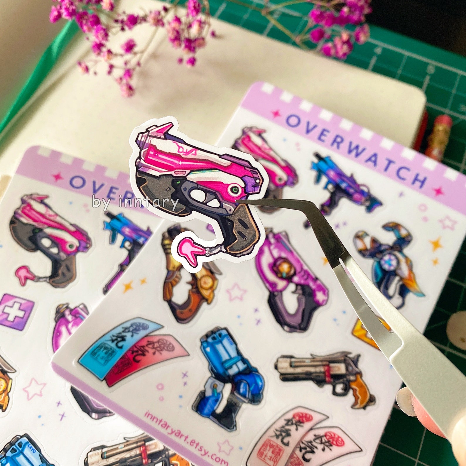 Overwatch Frogger Sticker Overwatch 2 Sticker Sheet | A6 Size | Gaming for Laptop Bullet Journal ...