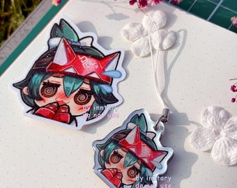 Kiriko charm - Overwatch 2 Kiriko phone charm | OW2 acrylic mirror charm 1.5" - Kiriko Main Charm | Overwatch Keychain
