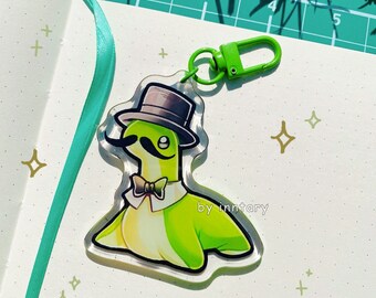 Nessie Keychain - Apex Legends | 2.5" Double-Sided Acrylic Charm | Lochness Monster charm | Kawaii Animal Lover Gift, Gaming gifts