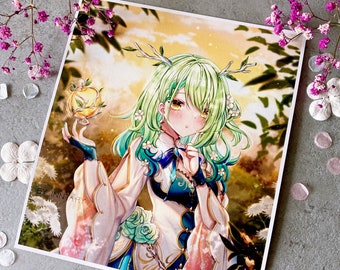 Ceres Fauna - HOLOLIVE COUNCIL EN art print | Square print | Anime print, Vtuber Waifu Poster, Fanart print