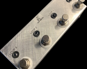 Loop-Master 3-Loop Mini True Bypass Looper Pedal w/Tuner Mute MADE IN USA
