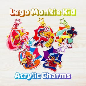 Lego Monkie Kid Acrylic Charms