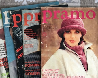 Pramo magazine set of fashion magazines Promo vintage fashion magazines