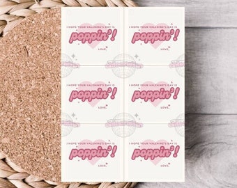 Instant Download: Adorable Pop It Fidget Toy Valentine's Day Gift Tags for Kids!