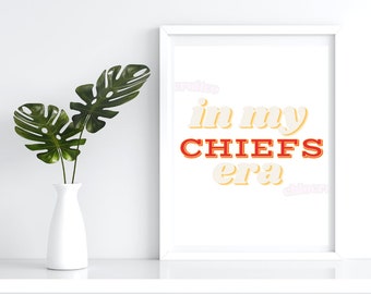 Chiefs Era Super Bowl Party Printable: Kansas City Football (Digital Download)