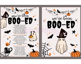 You've Been Booed Halloween Kit: Printable Game (Instant Download)
