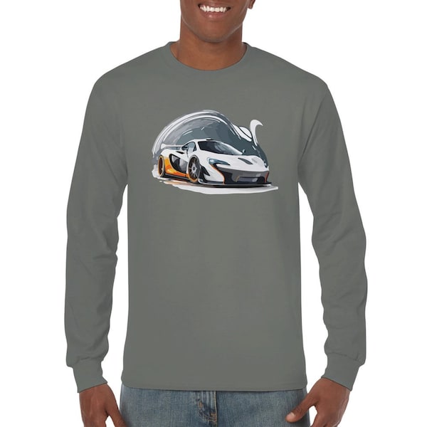 La voiture de sport T-shirt à manches longues premium unisexe