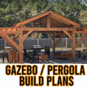 Bouwplannen tuinhuisje Bouwplannen pergola