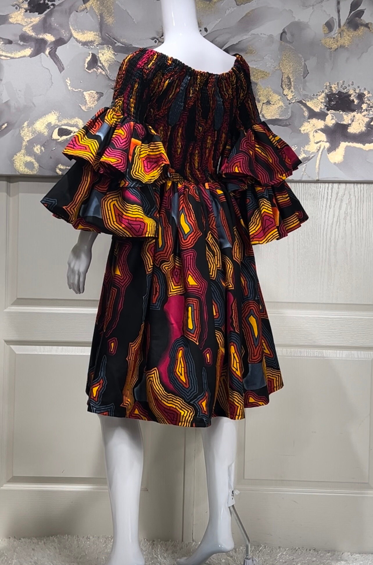 シャツ/ブラウス(長袖/七分) Santa Monica - used africanbatik flare tops il_340x270.2478058698_7dcg.jpg